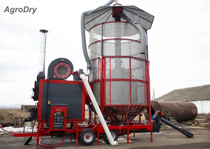 Зерносушилка на углепеллетах - AgroDry TKM-33SF