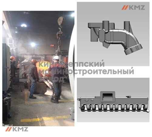 Изготовление секции выхлопного коллектора