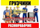 Разнорабочий Грузчик Подработка Работа